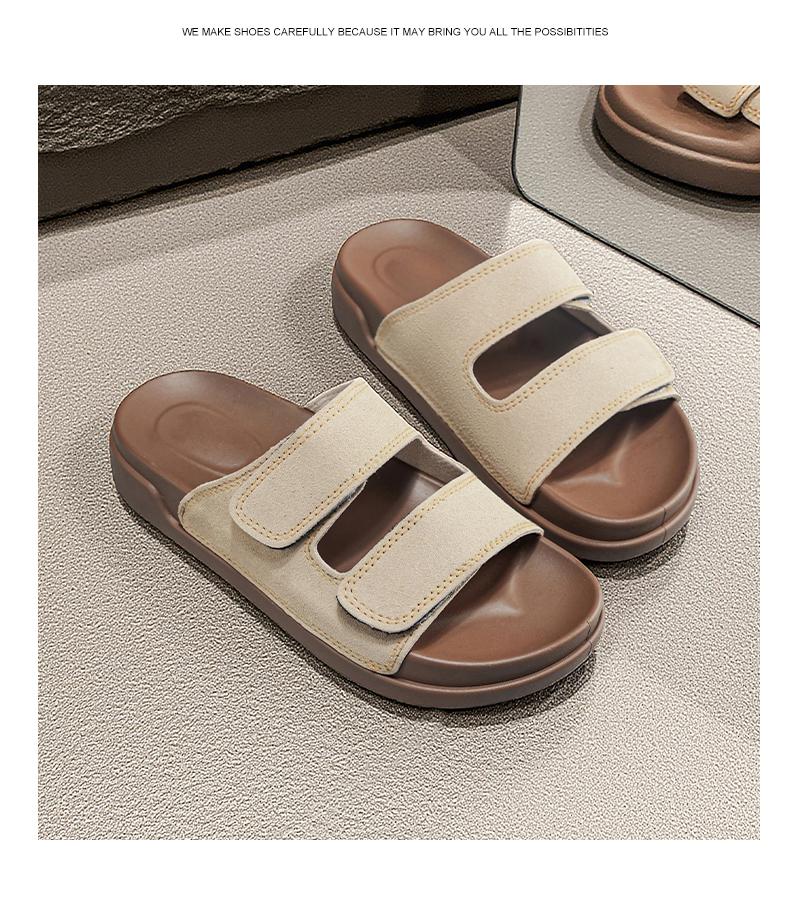 Men's Summer Slippers Outdoor Beach Sandals Breathable Anti - slip Sports Flip Flops High Trendy