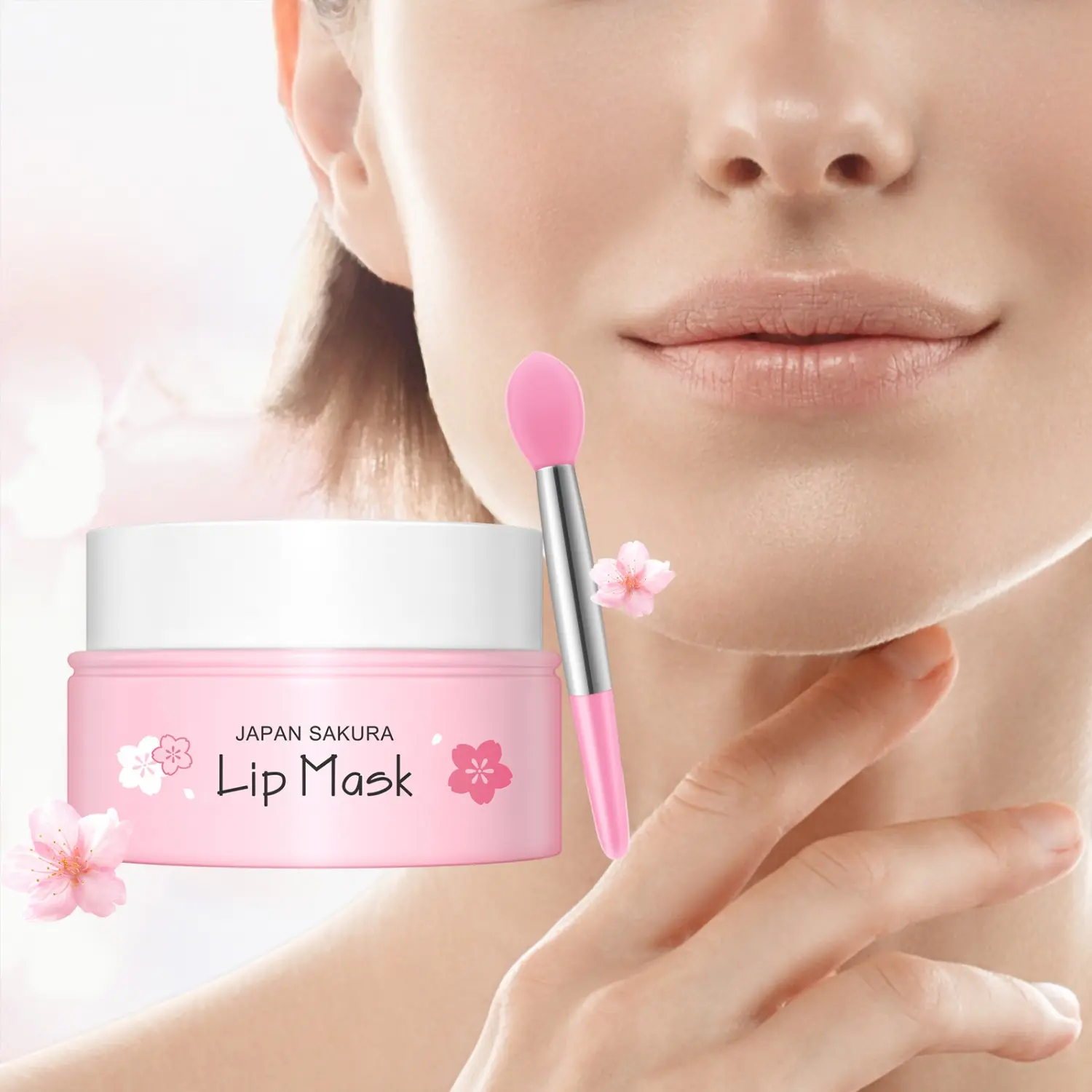 Cherry Blossom Lip Balm 8g, Moisturizing and Hydrating Lip Care, Nourishing and Softening Lips, Long-Lasting Comfort for Dry Lips