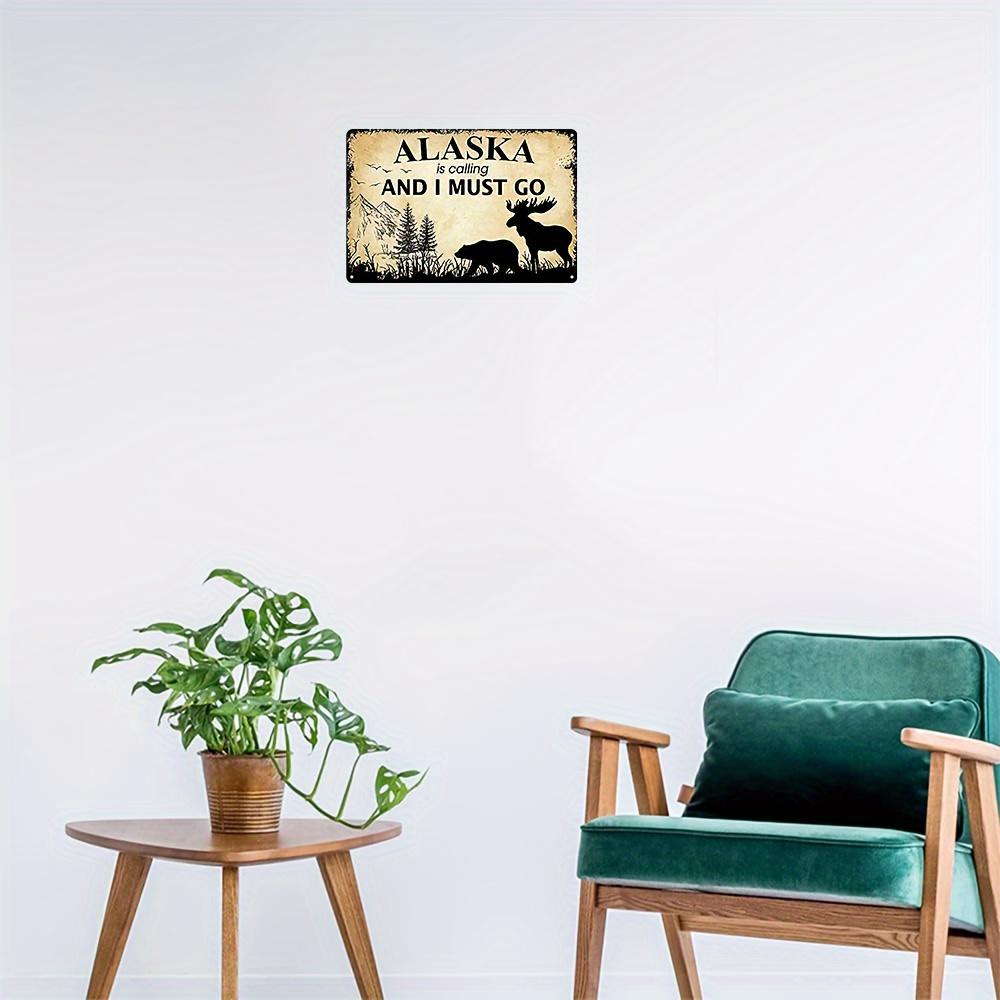 【20*30cm/8*12inch】One piece of iron plate painting UV printing decorative painting, size is 7.87*11.81inch, suitable for indoor and outdoor wall decoration