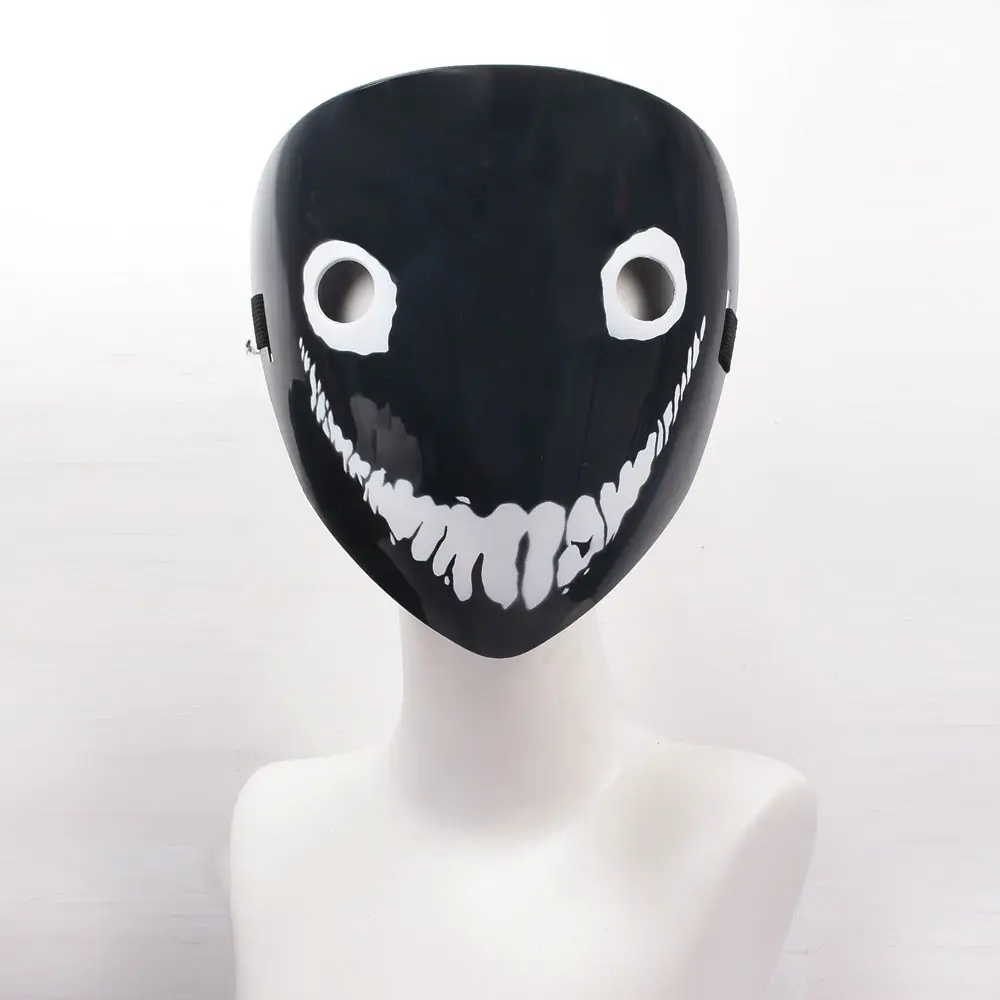 Backrooms Smiler Hollow Mask Scary Horror Spooky Cosplay Mask for Halloween Party Costume, Perfect for Thrill Seekers and Costumed Enthusiasts