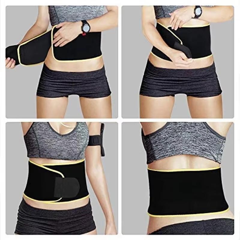 Sports Waist Trainer for Women, Waist Trimmer Cincher, 1 Count Adjustable Velcro Waist Trimmers, Fitness Accessories for Home Gym Workout, Waist Trimmer Belt