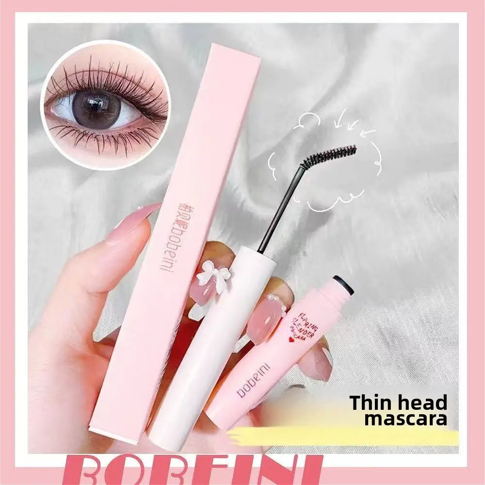 Smooth Waterproof Fine Wand Mascara, Shape 3D Sunflower Lashes, Long Wear Anti Smudge, Minimal Atmospheric Eye Makeup For Daily Commute