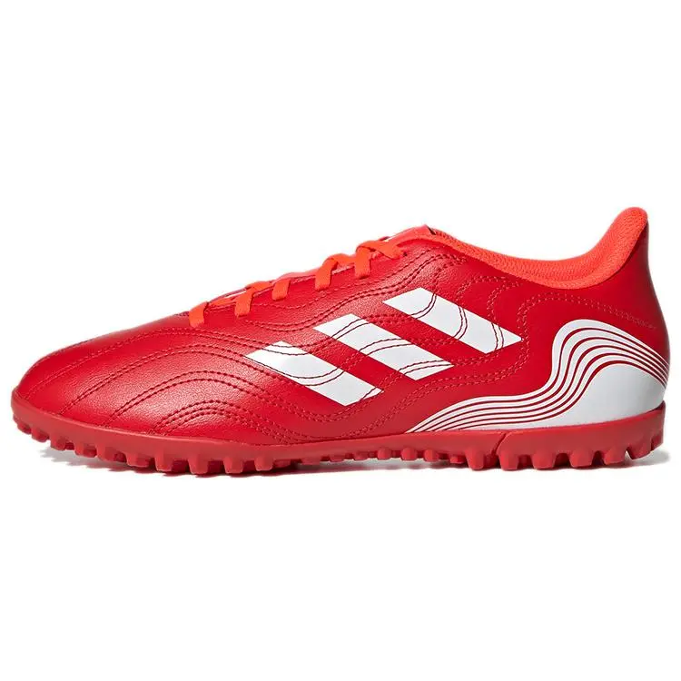 adidas Copa Sense.4 Round Toe Lace-Up Non-Slip Low-Top TF (Rubber Studs) Durable Soccer Shoes FY6179