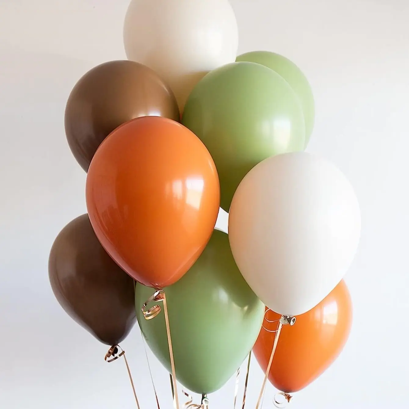 21 Jungle Wild Forest Balloons, Olive Cream Color Balloons, Perfect for Birthday Wedding Baby Shower Decorations