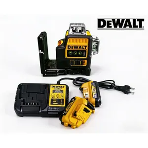 DEWALT DW089LG 12V 12-Line 360° Laser Level, Automatic Self-Leveling Lithium Battery Laser Level for Construction & Home Precision Projects