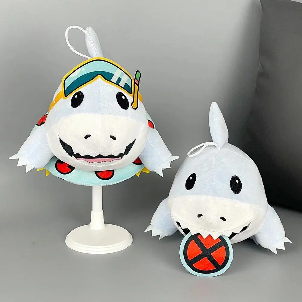 New Anime Jeff the Land Shark Plush Toys 8-Inch Stuffed Dolls Cute Animals Doll Plushies Kids Birthday Gifts