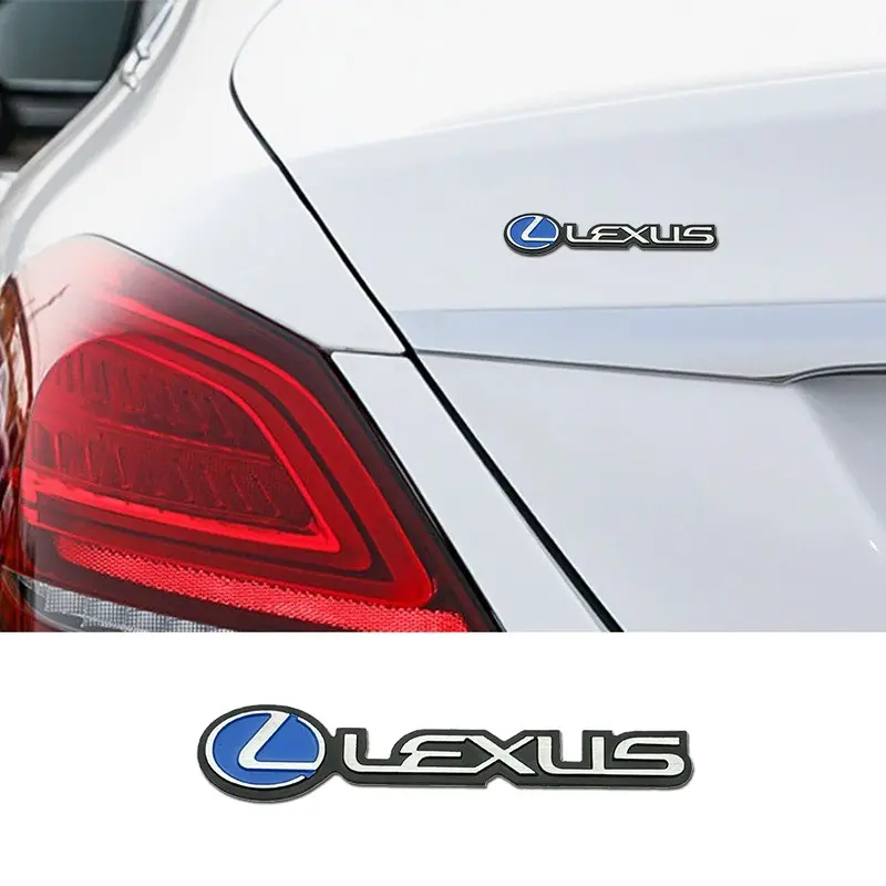 1pcs 3D Abs Car Trunk Sticker Lexus Logo, Auto Badge Emblem, off Road Decals for Lexus Models, Durable and Stylish Design