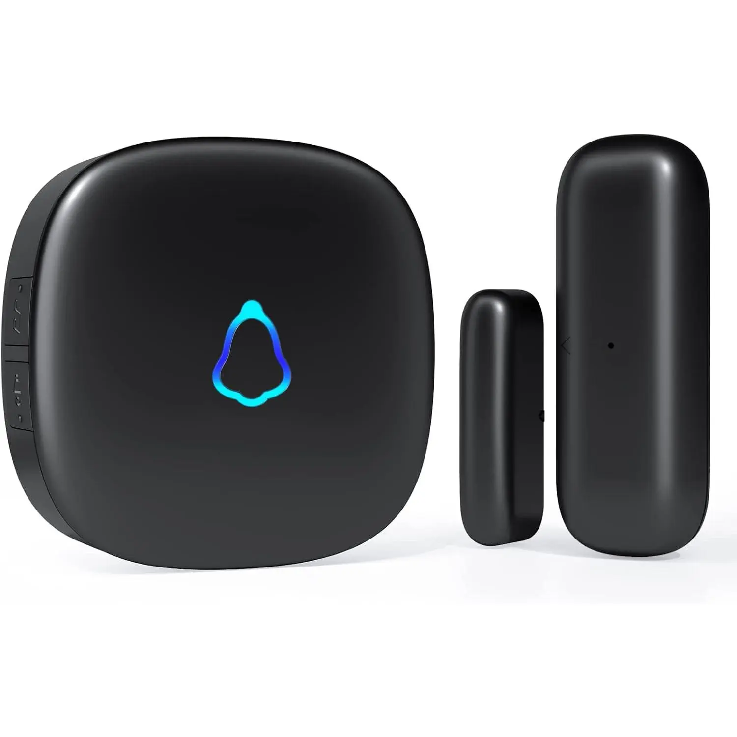 Door Chime, Door Open Contact Sensor Alarm with 500 FT, 58 Chimes and 5 Volume for Business/Store/Home/Office When Entering, 1 Transmitter + 1 Plug-in Receiver