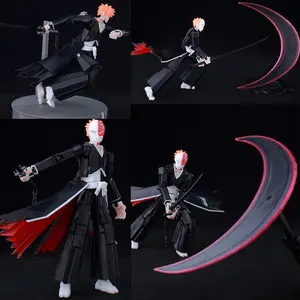 9L3D Lucky13 Titan Ichigo Kurosaki Anime & Manga Action Figure - Approximately 14 cm/5.5 inches, Poseable Hollow Mask Model with 13 Sword, Valentine's Day/Birthday Surprise Decoration (Toys & Hobbies, Classic & Novelty Toys)