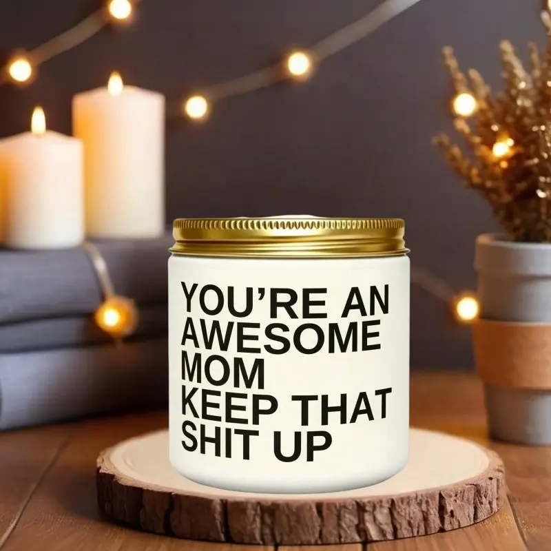 Mother's Day Gift Mom Gift from Daughter Funny Floral Candle Gift for Mom Anniversary Gift Wife Gift Mom Gifts for Mum Gift Mothers Day Candles