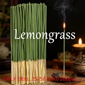 Long-Lasting Lemongrass Oil Mosquito Repellent, Anti Mosquito, 45-Minute Burn Time, 25/50/100/200 Count, Fresh Summer Scent, Home, Camping, Pool, Air Purification
