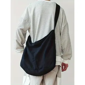 Large Capacity Retro Canvas Backpack for School, Casual Zipper Crossbody Shoulder Bag, Suitable for Daily Use, College Students, Travel, Essentials Backpack, Backpacks