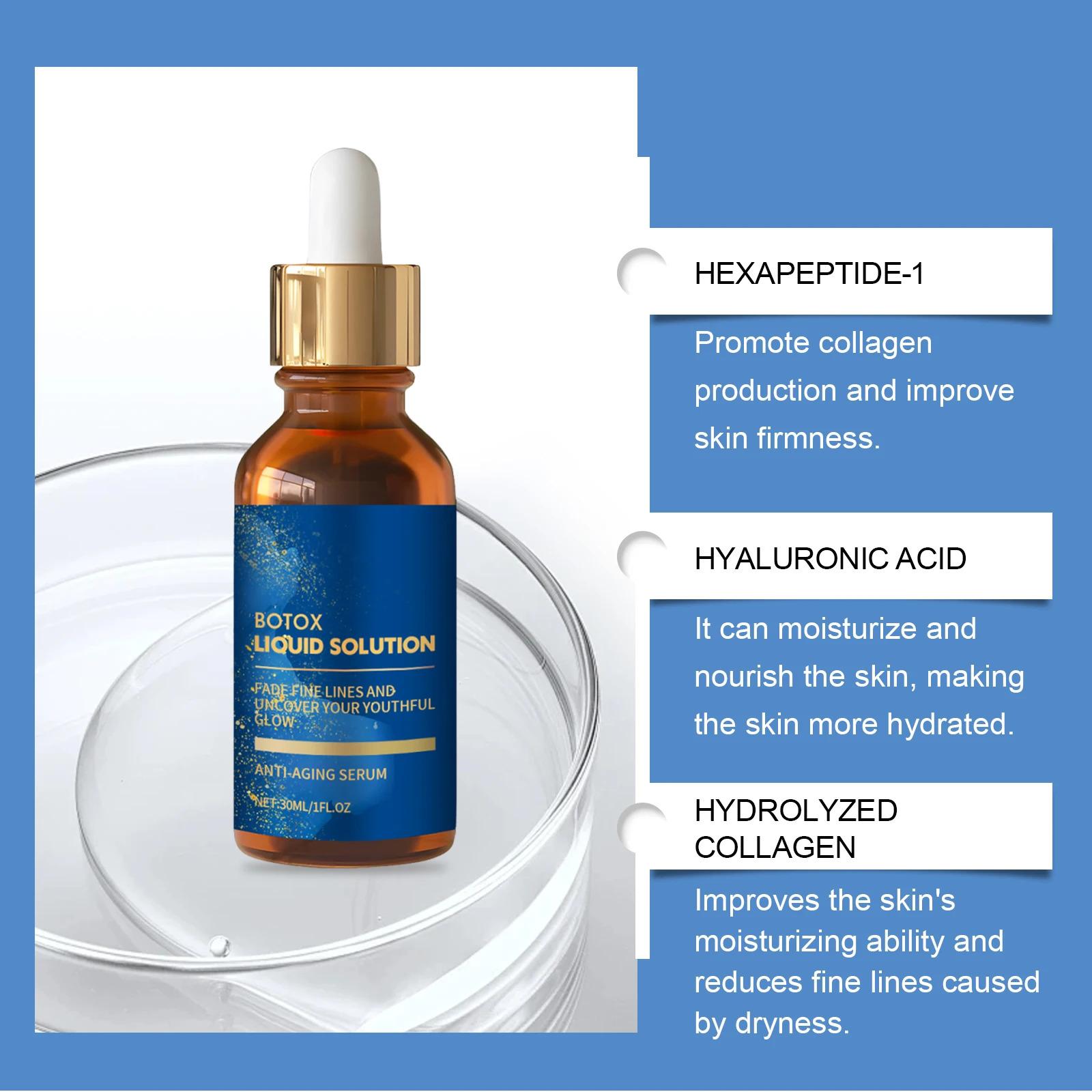 Firming and elastic essence gently nourishes elastic facial skin, shiny and silky moisturizing essence