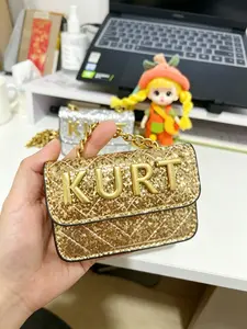 1pc Colorblock Mini Crossbody Bag for Women, PU Leather, Rhombus Chain, High-End Shoulder Handbag, Fashionable Daily Crossbody