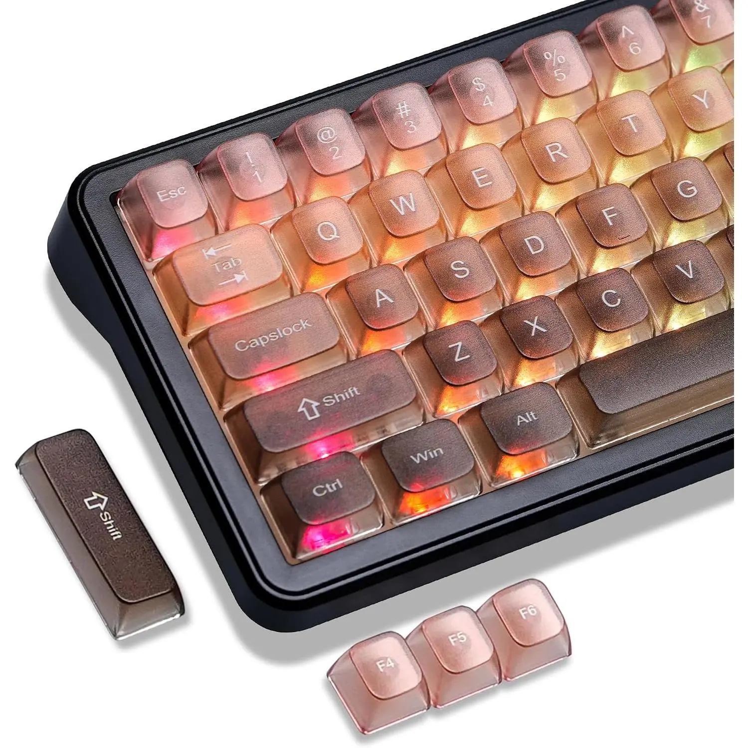 Clear keycap,Translucent Keyboard keycap,Jelly Key
