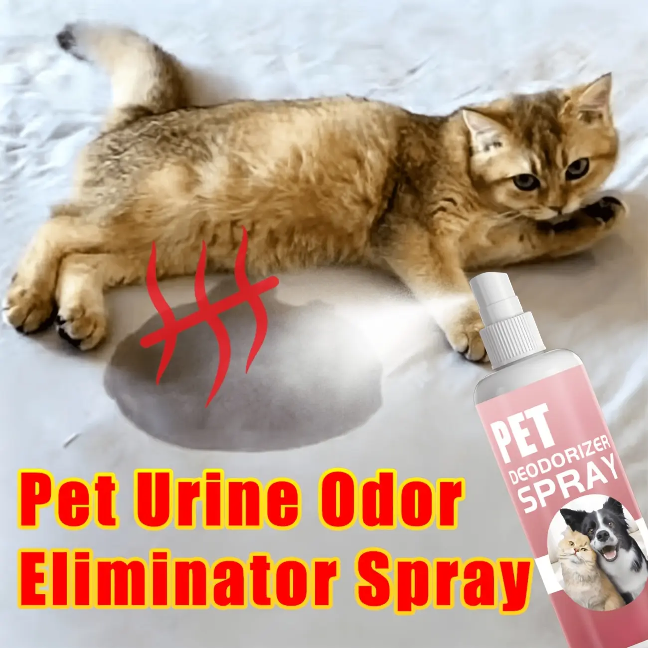 Multi-functional odor eliminator removes unpleasant odor, mild formula, fresh air and safe for pets. It is suitable for cat litter boxes, kitchens, cars and bathrooms.