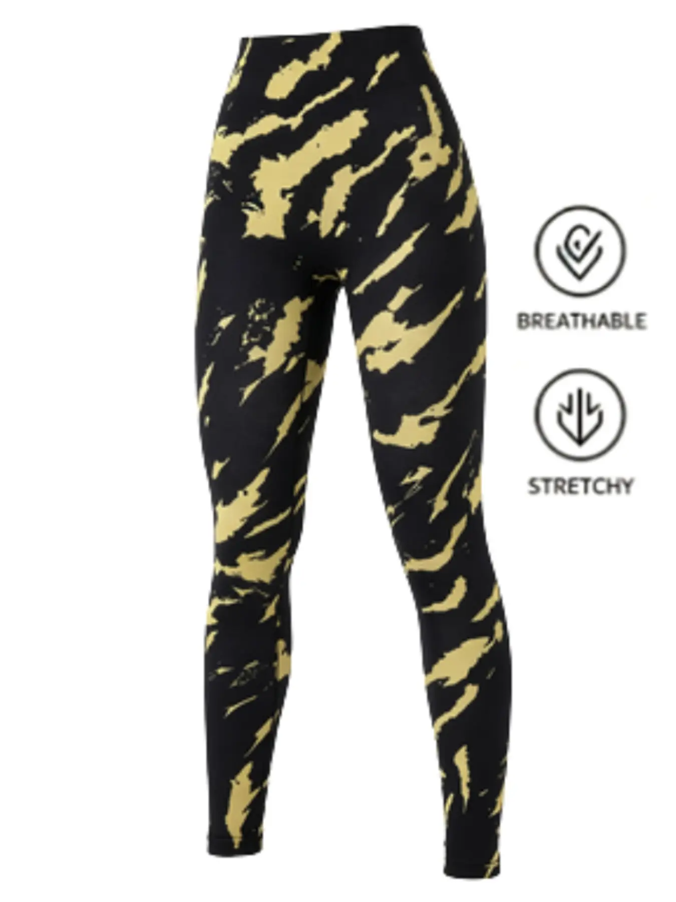 Luxury Tiger Print Yoga Leggings, High Waist Leggings, Buttery Soft Material, Butt Lifting Design, Comfortable & Stylish Activewear