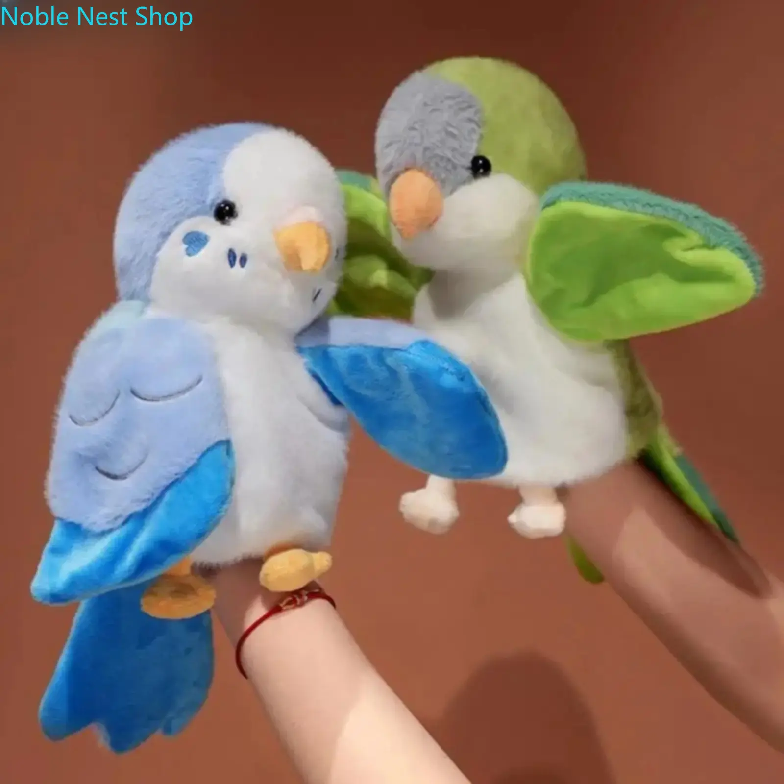 Cute Parrot Plush Hand Puppet, Soft Hypoallergenic Stuffed Toy, Lovely Home Decor, All-Age Versatile Gift for Birthdays, Friendship Day & Holiday Use