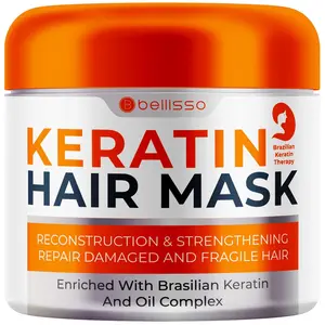 Sulfate Free Hydrating Deep Conditioner Treatment for Dry Damaged Split Ends, Moisturizing Repair for Frizzy Curly Hair, Suitable for Women and Men