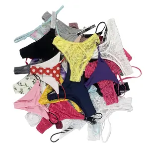 Mystery Assorted Thong Pack for Women Sexy Lace G-String Tangas Random Multi Style Multi Colored Underwear Blind Bag