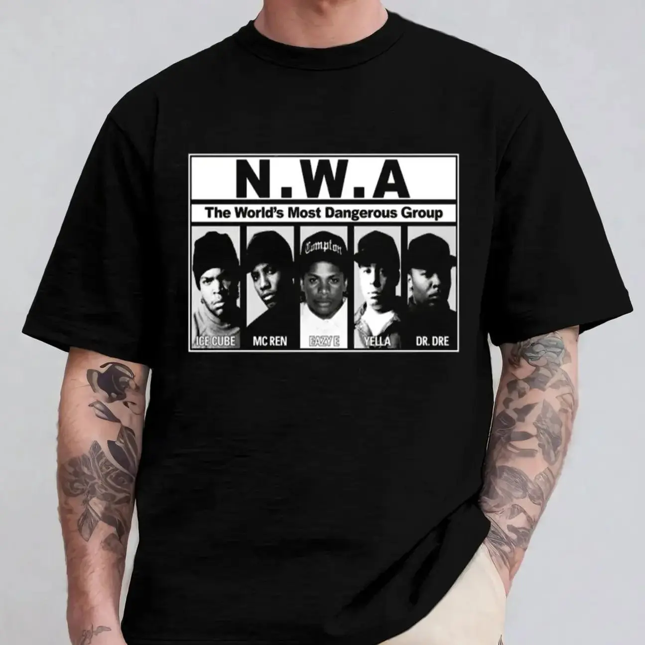 🎵🖤N.W.A Straight Outta Compton Unisex T-Shirt