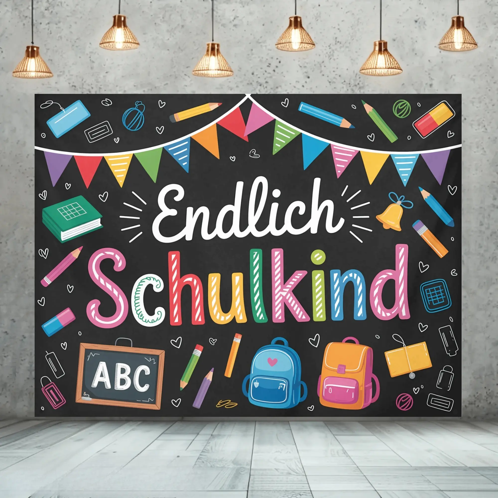 German Welcome Back Celebration Backdrop Party Background Tapestry Wall Hanging Premium Polyester Photography Background Decorative Banner Event Wall Art Library Room Party Photo Booth Holiday Decor