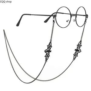 Unisex 75cm Copper Beaded Hollow Link Chain Eyeglasses Strap - Cable Holder Neck Band, Women's Fashion Eyewear & Sunglasses Accessory