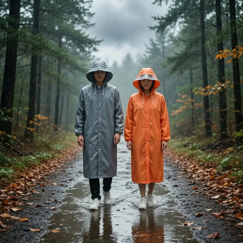 Waterproof Disposable Rain Poncho Extra Large Thickened Wide Brim Heavy Duty Emergency Raincoat Adult Outdoor Gear Camping Travel Festival