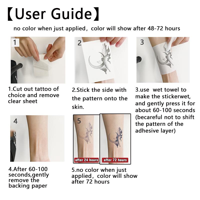 9 herbal tattoo stickers, including sailboats, feathers, sharks, wing elements and other styles, last 7-15 days, waterproof and friction-resistant, the effect is real, suitable for people who are afraid of pain and do not want to get tattoos