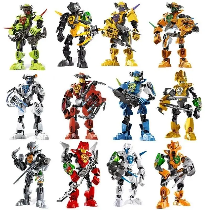 2026 hot item Future Warrior Bionic Building Blocks - Educational Figure Robot DIY Construction Toys for Kids