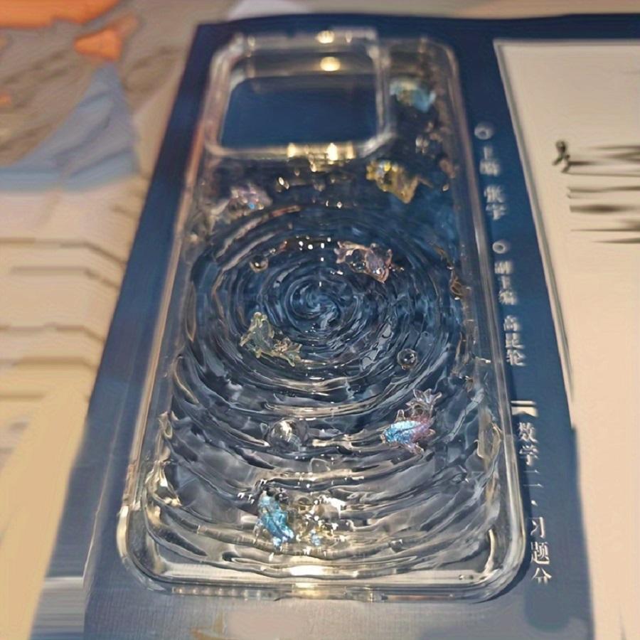 3D Koi Pattern Phone Case, Phone Protective Cover, Phone Accessory Compatible with iPhone 11 12 13 14 15 Pro Max, Casing, Protector