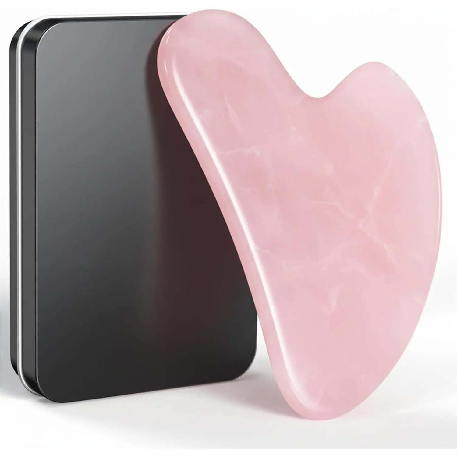 Facial Gua Sha Scraping Massage Tool for Acupuncture Therapy & Trigger Point Treatment, Pink
