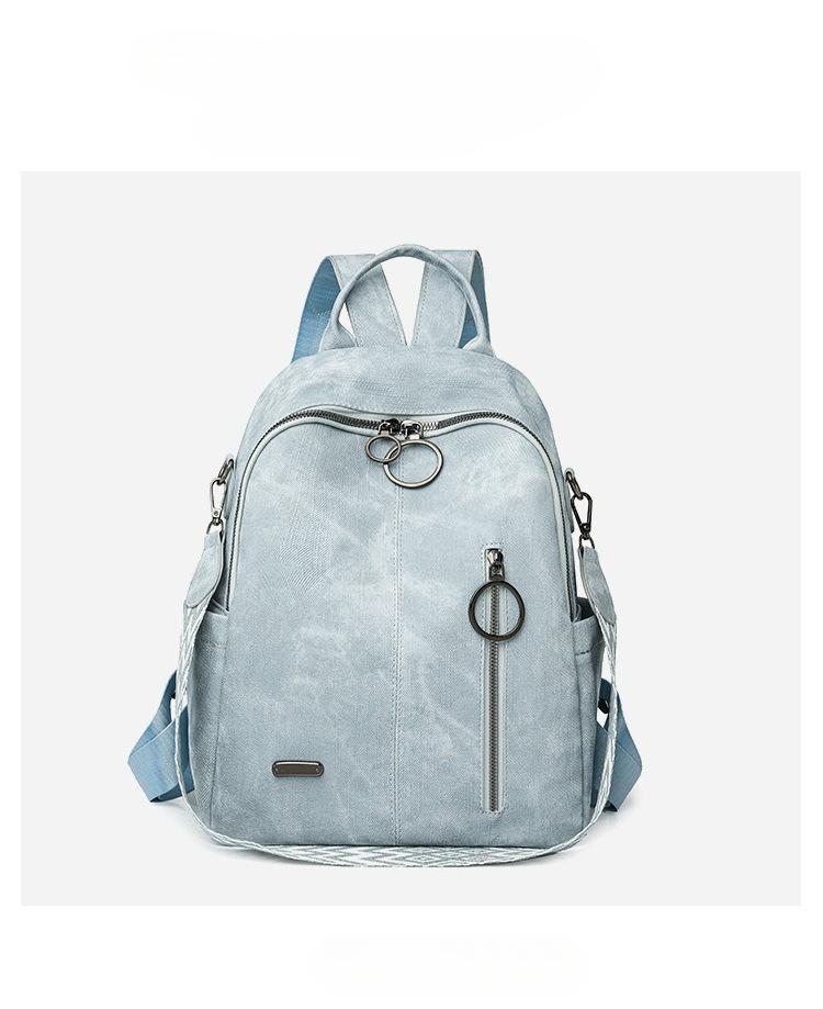 BIGWIG Women's Retro Anti-theft Soft Backpack, Multi-pocket Handbag, Large Capacity Lightweight Travel Bag, Suitable for Travel, Daily Use, Date, Birthday Gift, Shoulder Bag with Tassel, Casual Fashion College Style, PU Leather