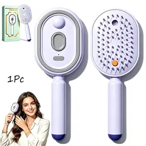 Multi-Functional Electric Spray Pad Comb, Volumizing Comb, Smoothing Comb, Hair Styling Tools, Self-Cleaning Electric Steam Massage, Easy Detangling, Prevents Knots, Smooth and Voluminous Hair