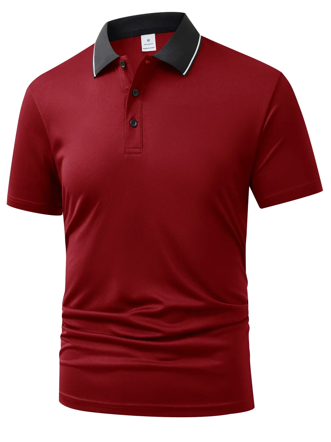 Men's Sport Polo Shirt, Breathable Quick-Dry Comfortable Durable Lightweight, Gym Running Training Outdoor Adventure Daily Exercise