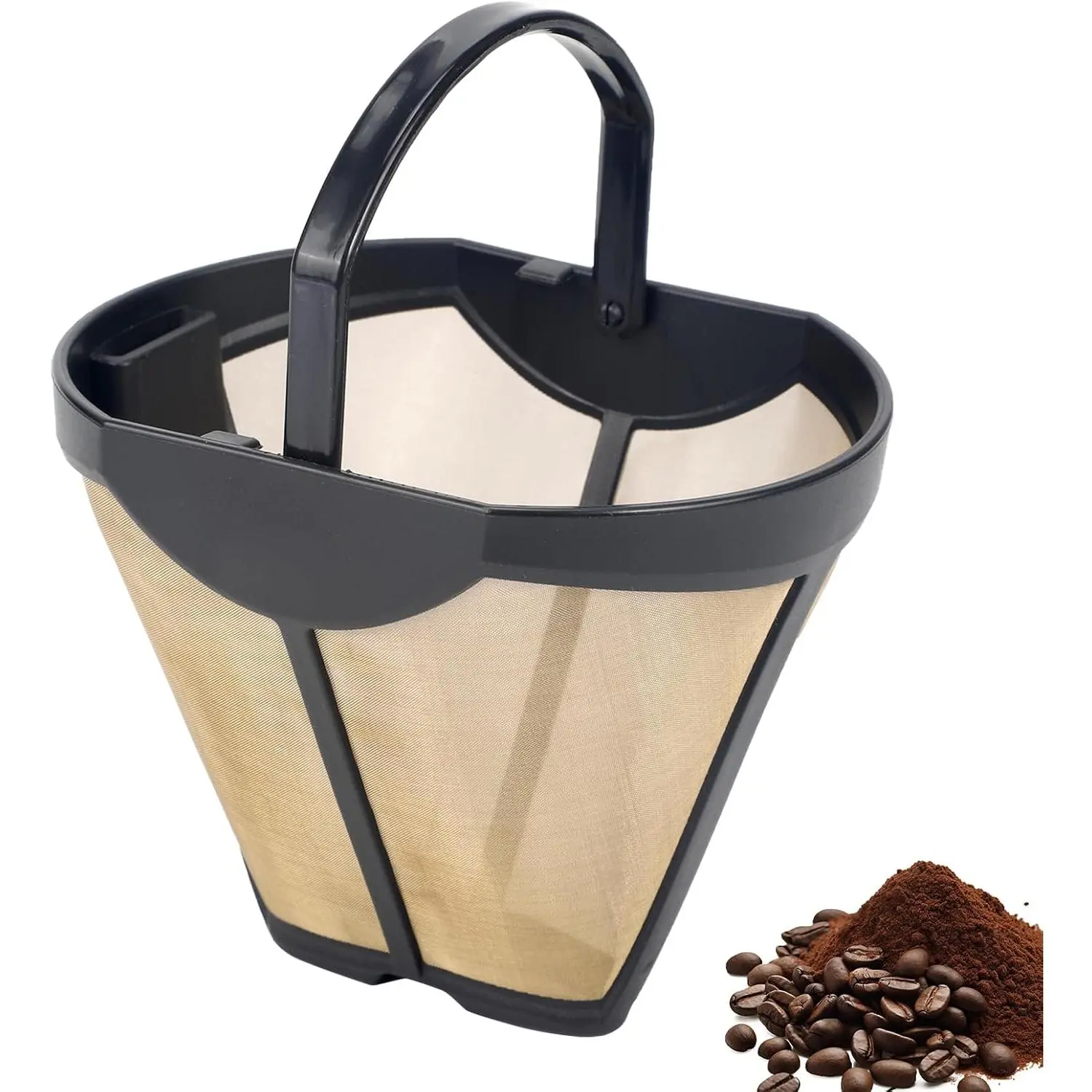 Coffee Permanent Filter for Ninja CFP Dual Brew Models, Reusable Coffee Filter Compatible with Ninja Coffee Maker CFP201 CFP250A CFP300 CFP301 CFP305 CFP451CO CFP451CCO CFP307