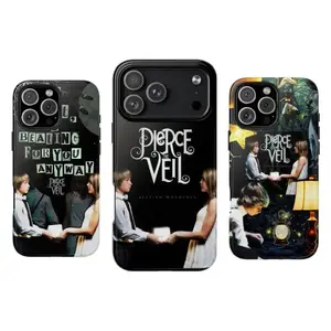 Pierce The Veil "Selfish Machines" Emo-Rock Smartphone Casing, Cellphone Accessories for iPhone 11-17 Pro Max/Plus & Samsung Galaxy S23 Series Devices