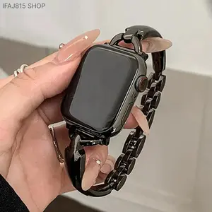 Premium Watch Band Compatible with Series 1-9, SE & Ultra, Thick Sport Replacement Strap with Secure D Buckle, Adjustable Comfortable Watch Band for Men and Women, Durable Everyday Wear for Gym, Running, Work and Travel