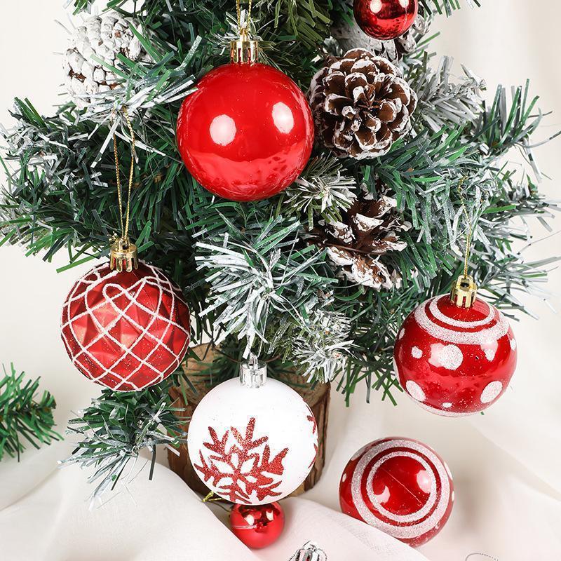 36pcs Christmas Ball Christmas Tree Decoration Ornaments for Home Decor Halloween New Year 2026 Navidad Pendant Ball Accessories