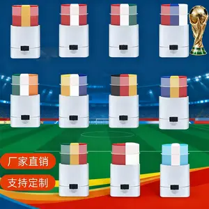 Cross-border tri-color football match national flag body face paint for fans' events, festival parties, and graffiti