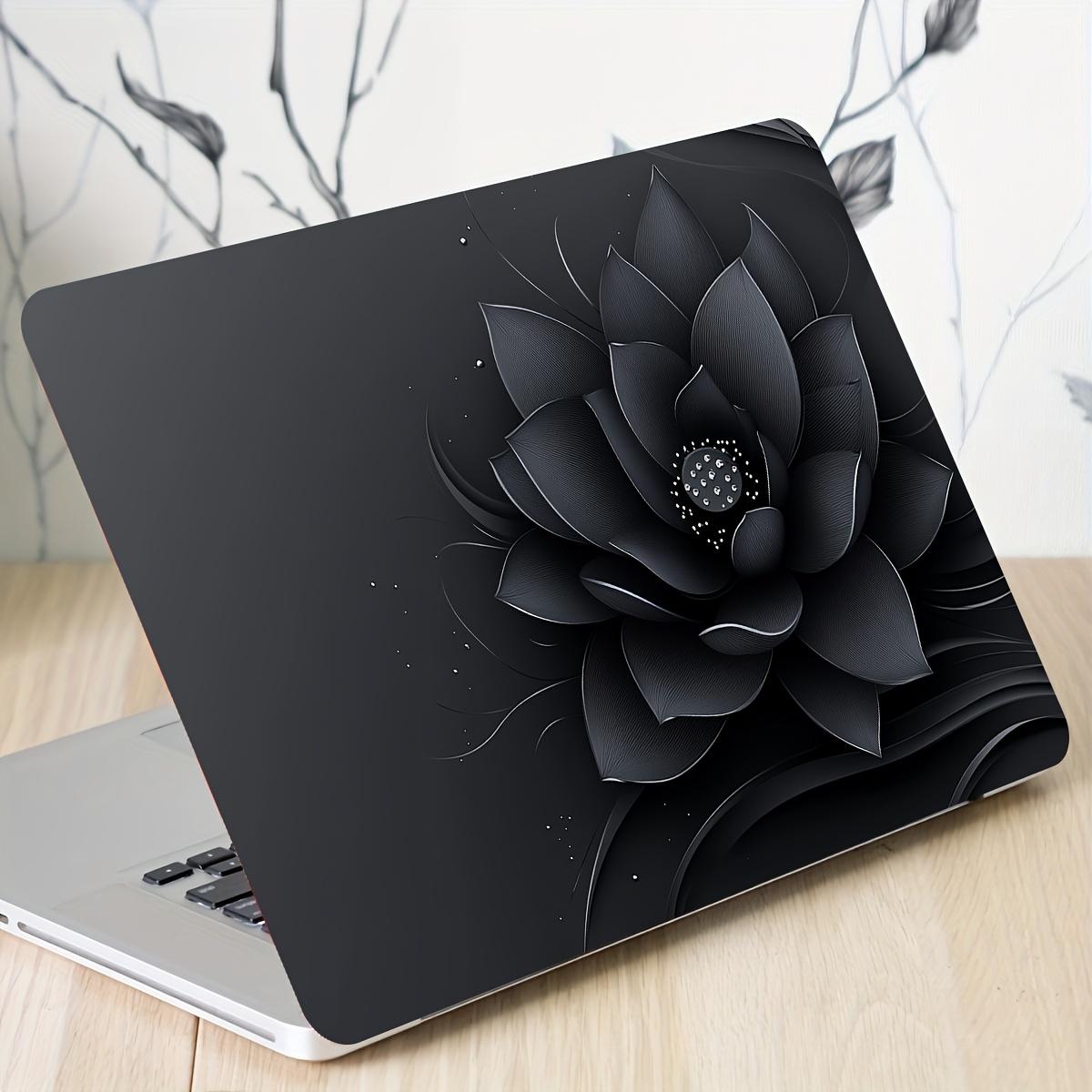 Lotus Pattern Laptop Sticker, Self Adhesive DIY Decorative Decal, Fashionable Laptop Decorative Sticker for HP, Dell, Lenovo, Apple, ASUS Laptop