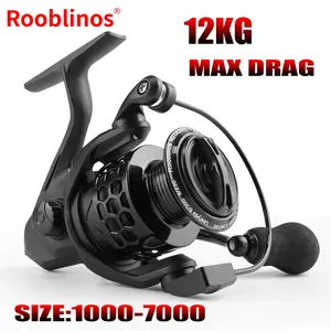 Rooblinos Warrior Spinning Reel, 5.2:1 Gear Ratio, High-Performance Fishing Equipment, Durable & Reliable Design