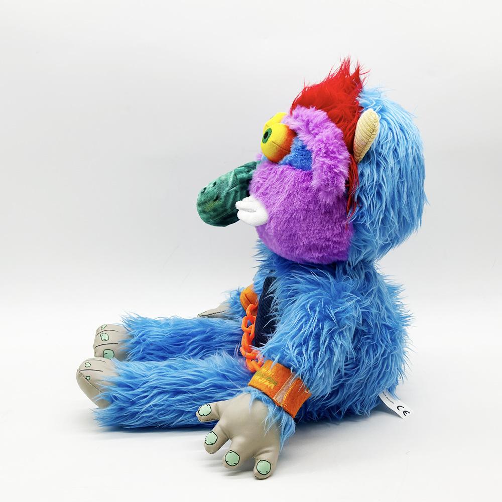 My Pet Monster 80s Retro Plush Toy - 31cm Large Stuffed Animal for Nostalgic Gifts & Halloween Christmas