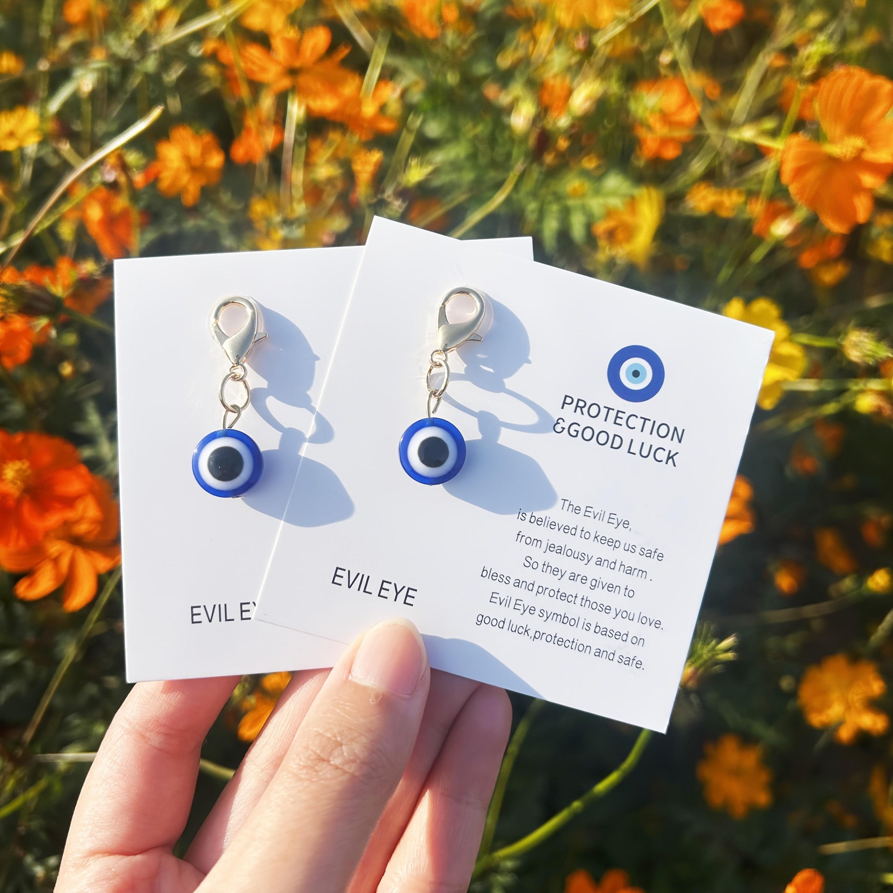 Devil'S Eye Keychain, Mini Keychain, Suitable for Birthdays, Weddings, Valentine'S Day, Holidays, And Graduation Season link chain