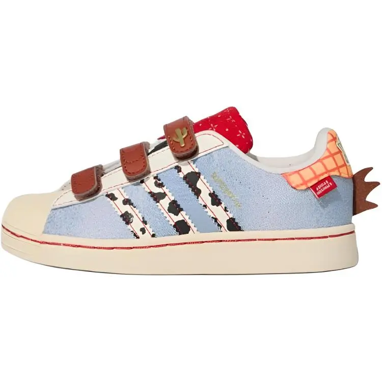 adidas Disney X  Superstar 2 Comfortable Versatile Low-Top Kids Sneakers