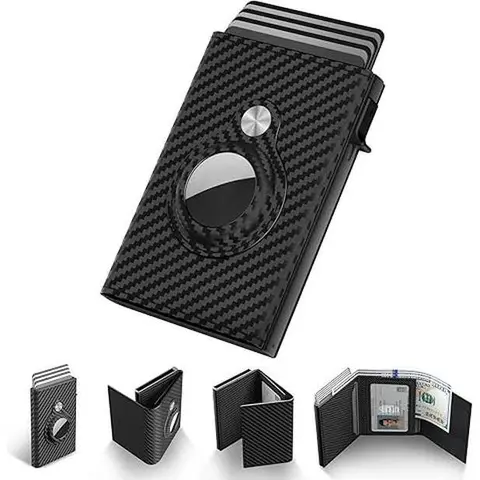 Luxury Men's Premium Leather Compact Pocket-Fit Smart Wallet - Pop-Up Card Storage, 9-14 Card Capacity, ID Window, Cash Slot, Ergonomic Design, Easy to Carry, Ideal for 2025 Top Gifts, Fathersdaygift, Friends' Birthday Gifts