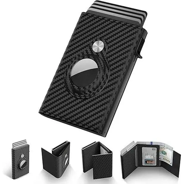 Luxury Men's Premium Leather Compact Pocket-Fit Smart Wallet - Pop-Up Card Storage, 9-14 Card Capacity, ID Window, Cash Slot, Ergonomic Design, Easy to Carry, Ideal for 2025 Top Gifts, Fathersdaygift, Friends' Birthday Gifts