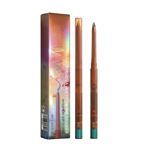 AMZ Color-Changing Eyeliner Gel Pen # 01 Unique eye makeup style with smooth lines, no smudging, long-lasting, color-changing, shiny makeup