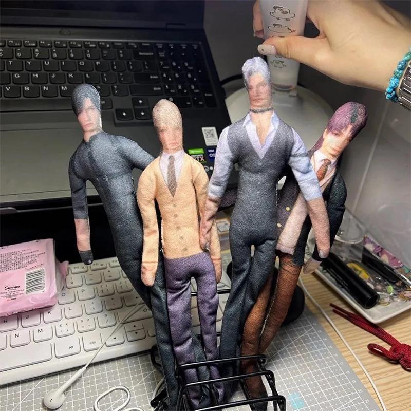 Love And Deepspace Cosplay Doll Xavier Zayne Rafayel Sylus Plush Cotton Doll Slender Twistable Shape Stuffed Doll Toy