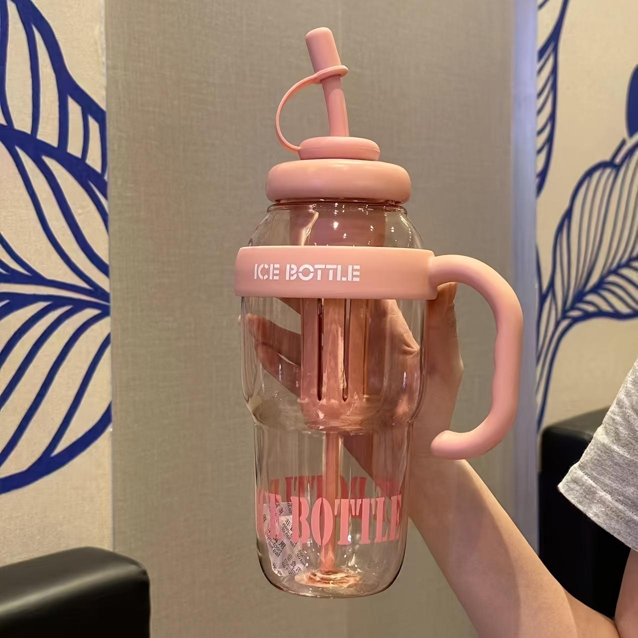 40.58oz leak-proof portable sports water bottle, durable PC material, green, with safety cap and handle, perfect for outdoor activities such as Halloween, Christmas, and New Year, fitness water bottle, travel hydration